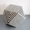 Jodhi_Bone Inlay Chevron Side Table_Stool