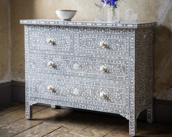 Mother Of Pearl 4 - Drawer Accent Chest