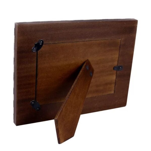 Chevron Inlay Bone Picture Frame